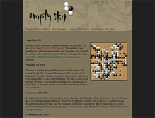 Tablet Screenshot of emptysky.org